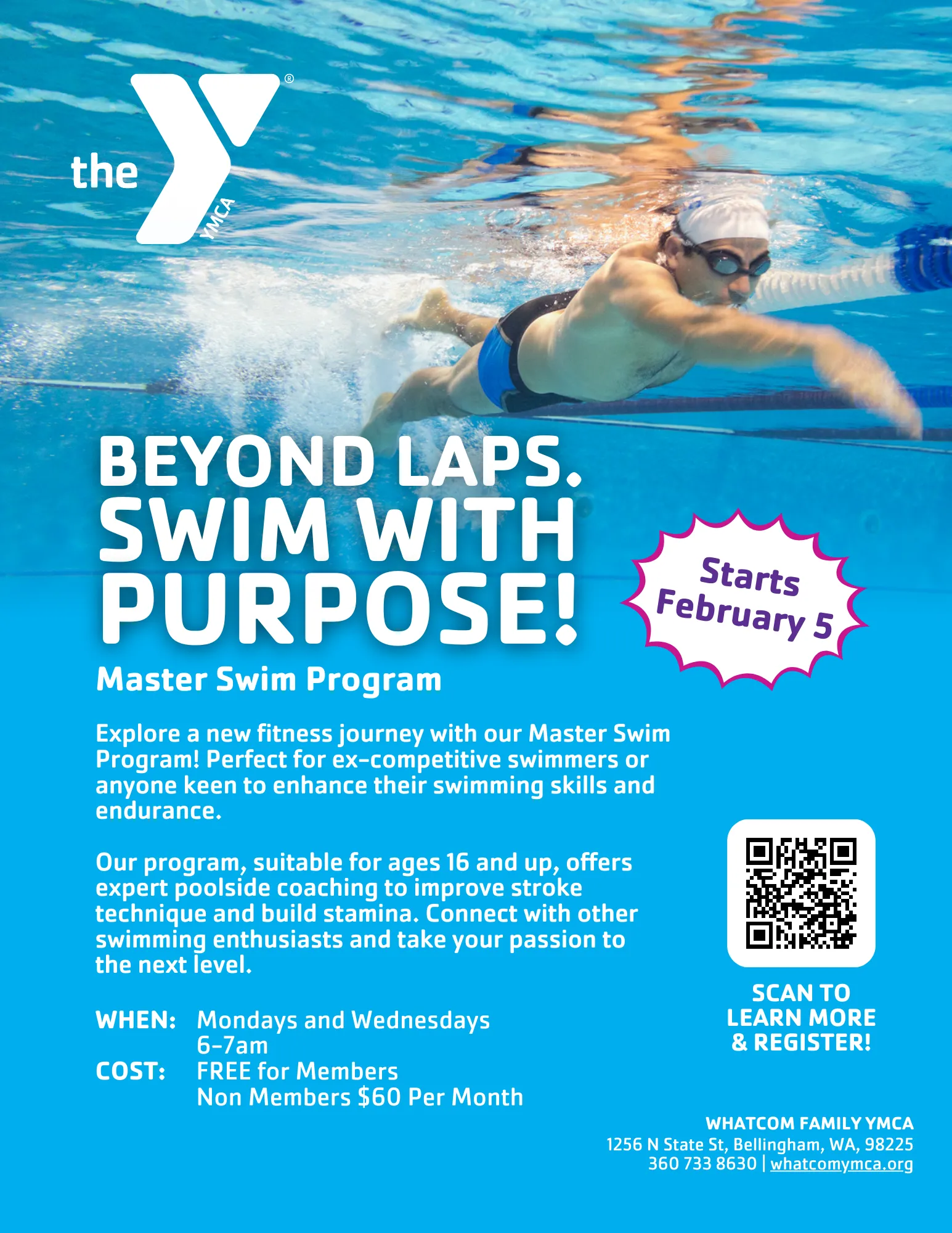 Master Swim Program | Whatcom Family YMCA