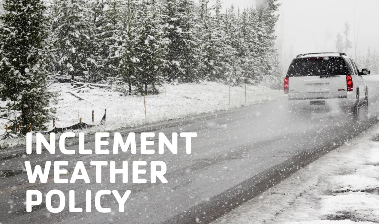 Inclement Weather Policy and Park Closures